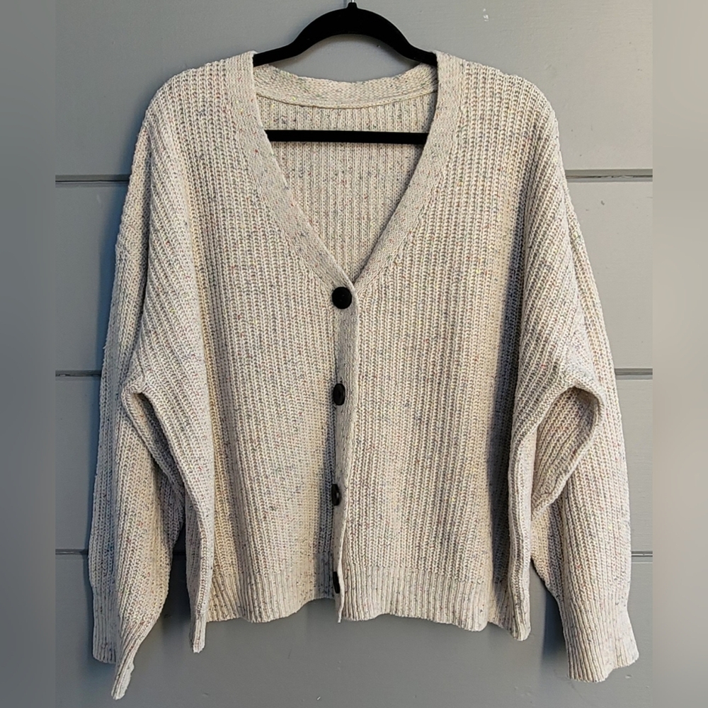 SHEIN Cream Knit Sweater